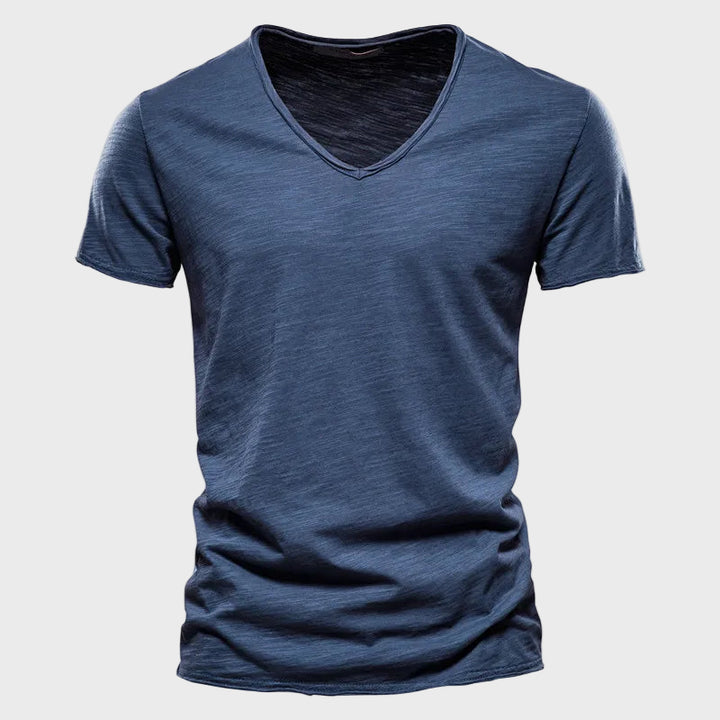 Carlos - T-shirt de algodão de verão