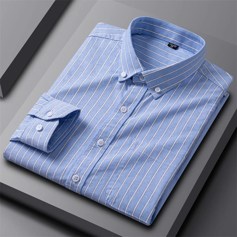 Ruben - Camisa Moderna de Risca para Homens
