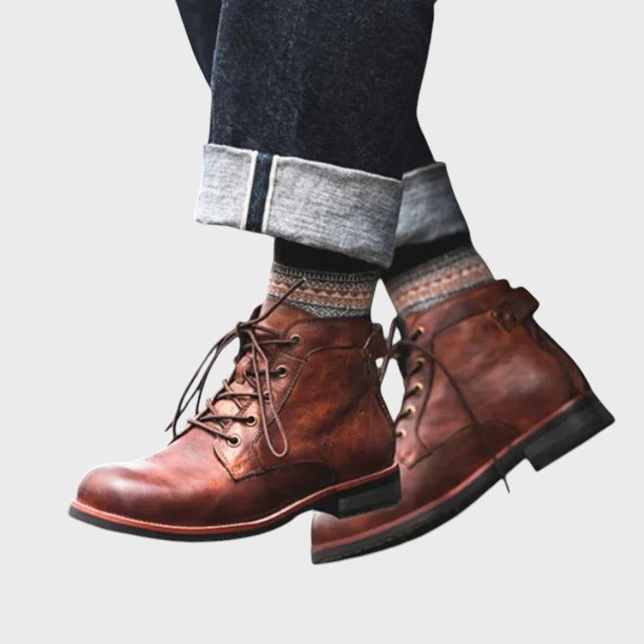 Gustavo - Botas Confortáveis de Inverno com Estilo Retro