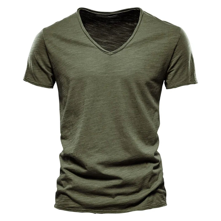 Carlos - T-shirt de algodão de verão