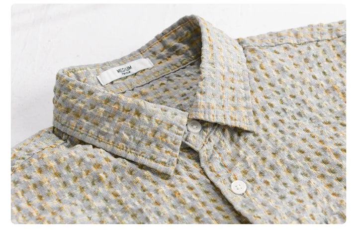 Simão - Camisa com Textura de Bolhas
