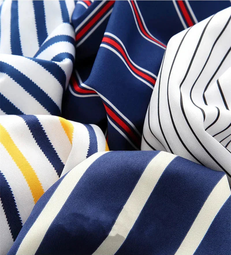Dinis - Camisa Clássica Listrada Masculina