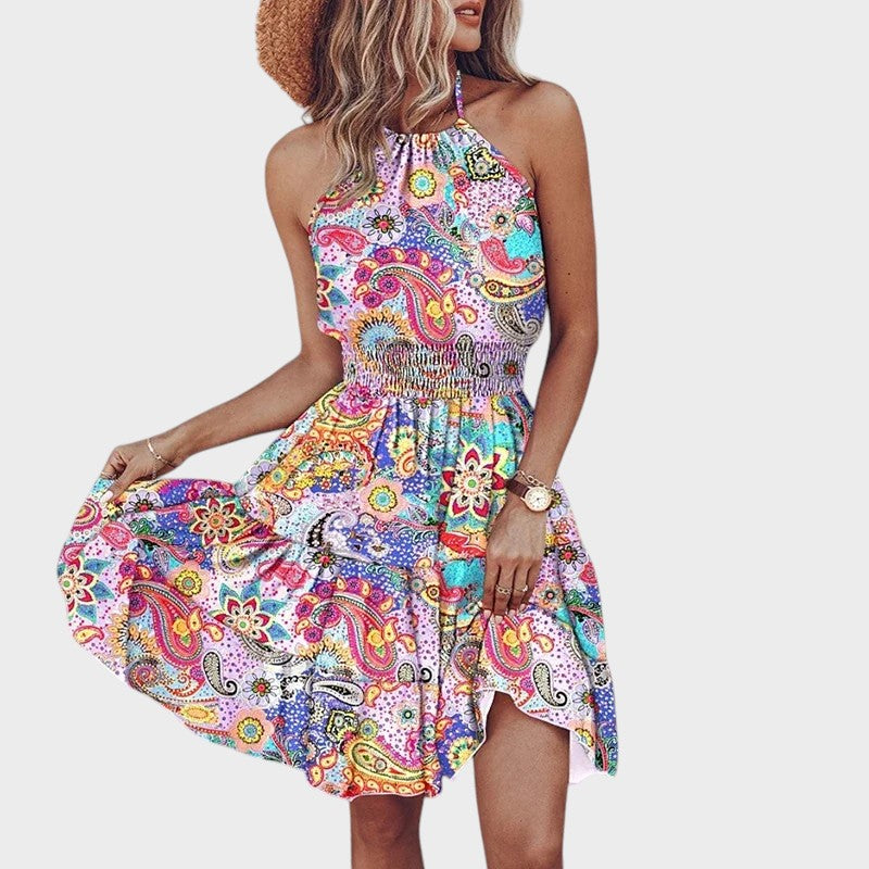 Paula- Vestido Curto Com Costas Expostas
