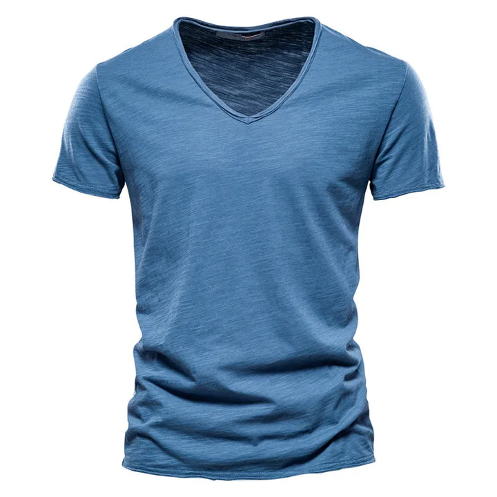 Carlos - T-shirt de algodão de verão
