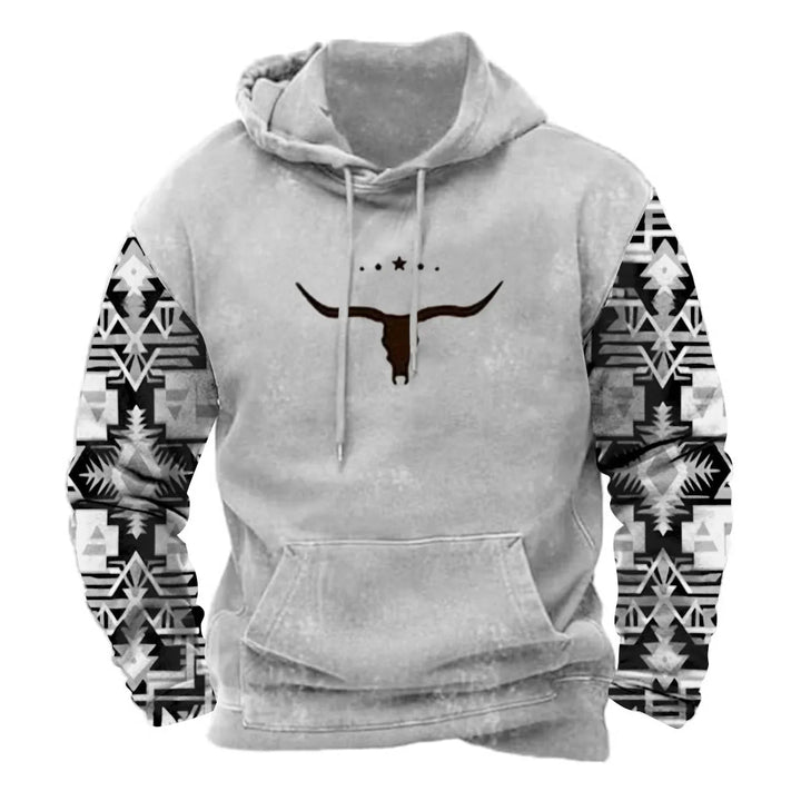 David - Hoodie com Estampas Gráficas