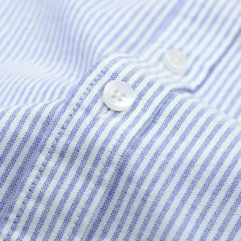 Marcus - Camisa de Risca Fina Masculina