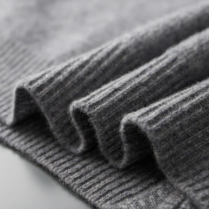 Luís - Casaco de Cashmere com Fecho de Zíper