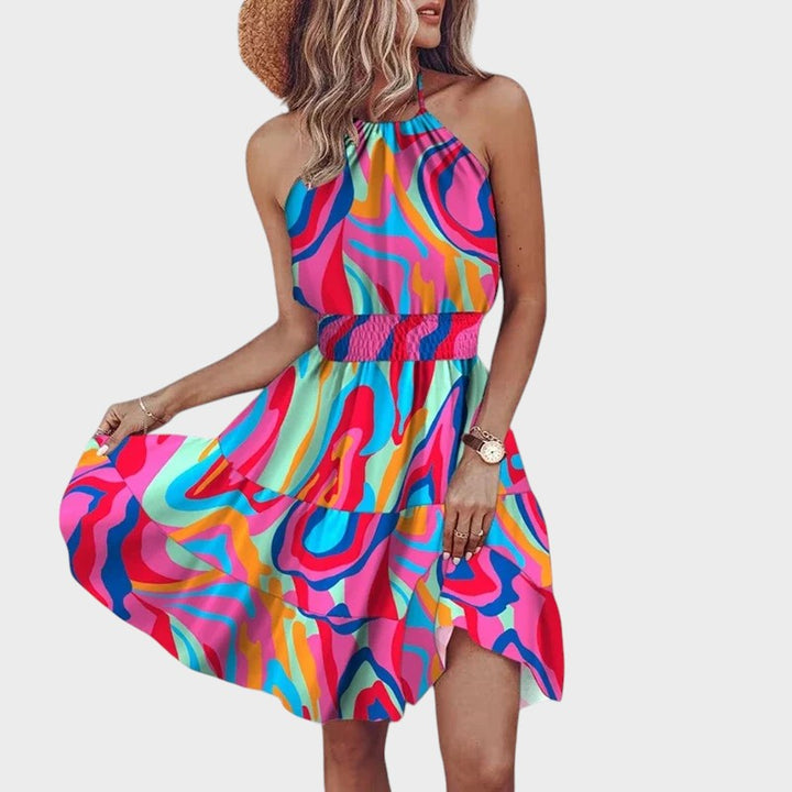 Paula- Vestido Curto Com Costas Expostas