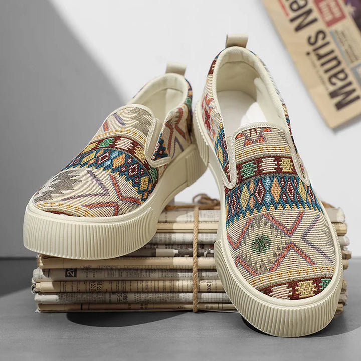 Manuel - Canvas Mocassins
