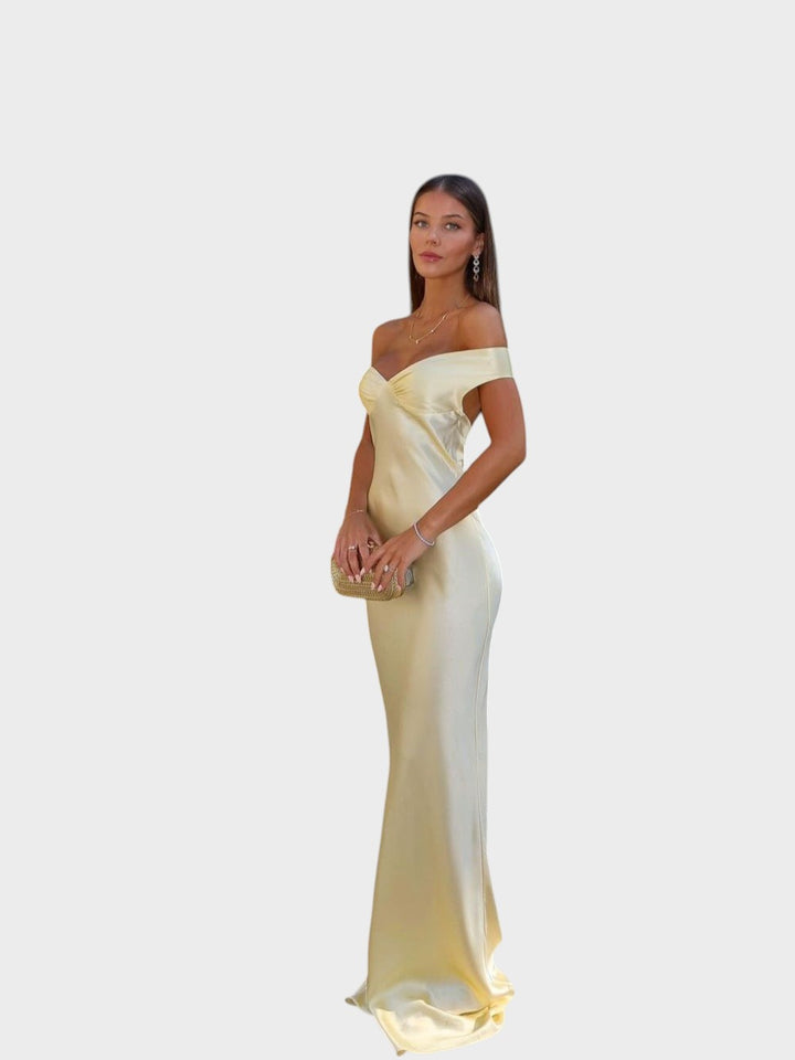 Lola - Vestido Acetinado Para a Noite
