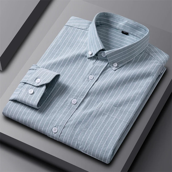 Ruben - Camisa Moderna de Risca para Homens