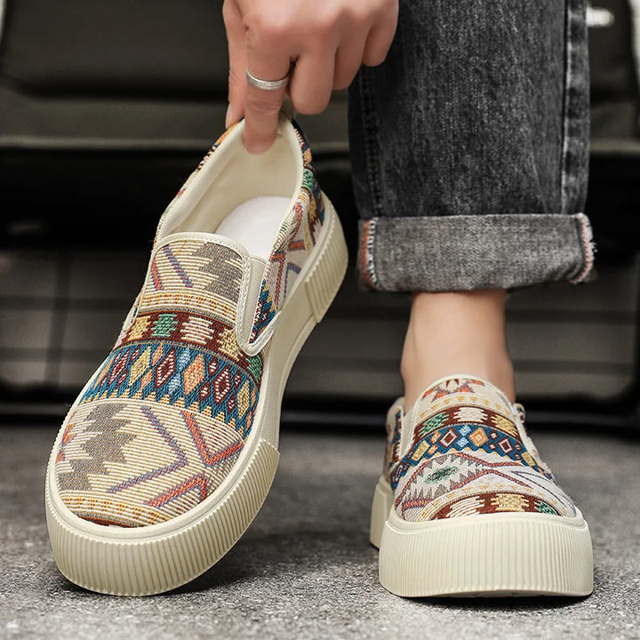 Manuel - Canvas Mocassins