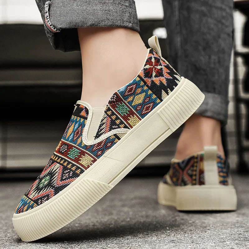 Manuel - Canvas Mocassins