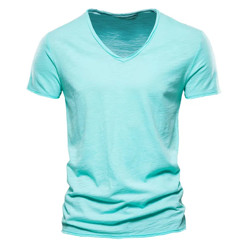 Carlos - T-shirt de algodão de verão