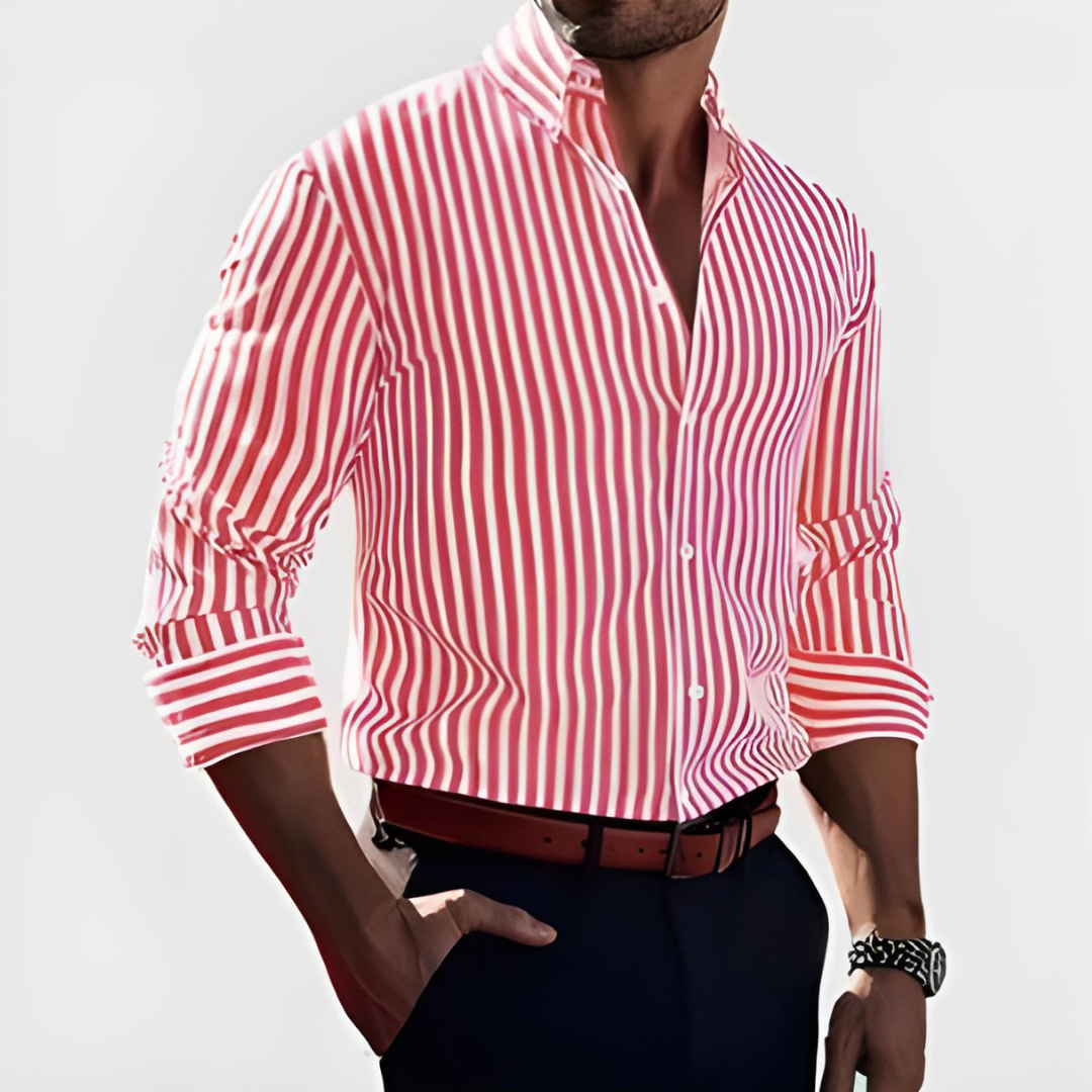 Carlos - Camisa Estilosa com Riscas