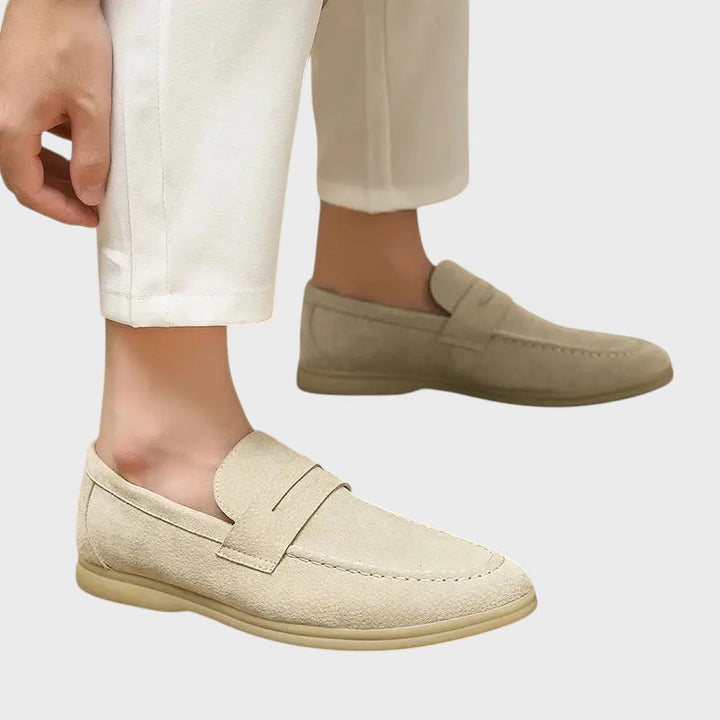 Evaristo - Elegantes Sapatos Mocassim com Cadarços