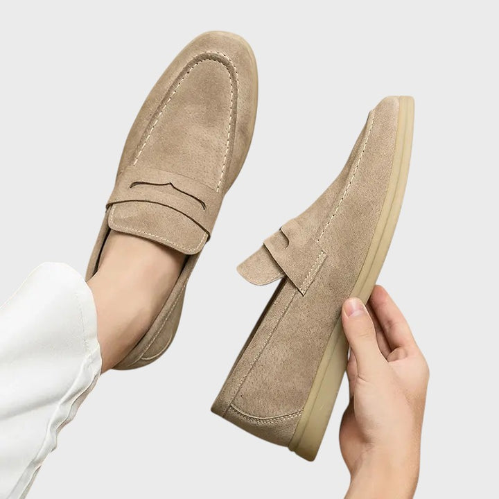 Evaristo - Elegantes Sapatos Mocassim com Cadarços