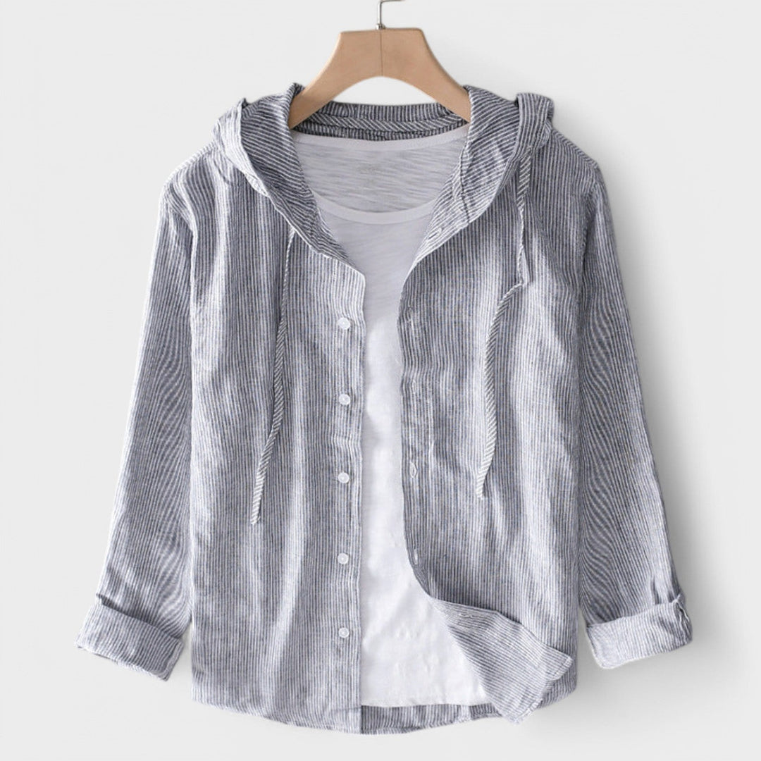 Clara - Blusa de Algodão com Capuz