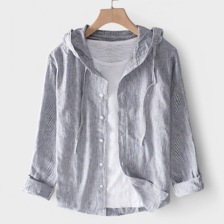 Clara - Blusa de Algodão com Capuz