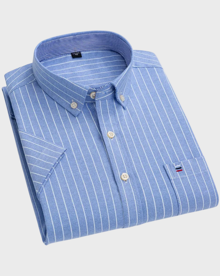 Estêvão - Camisa Masculina de Xadrez e Listras