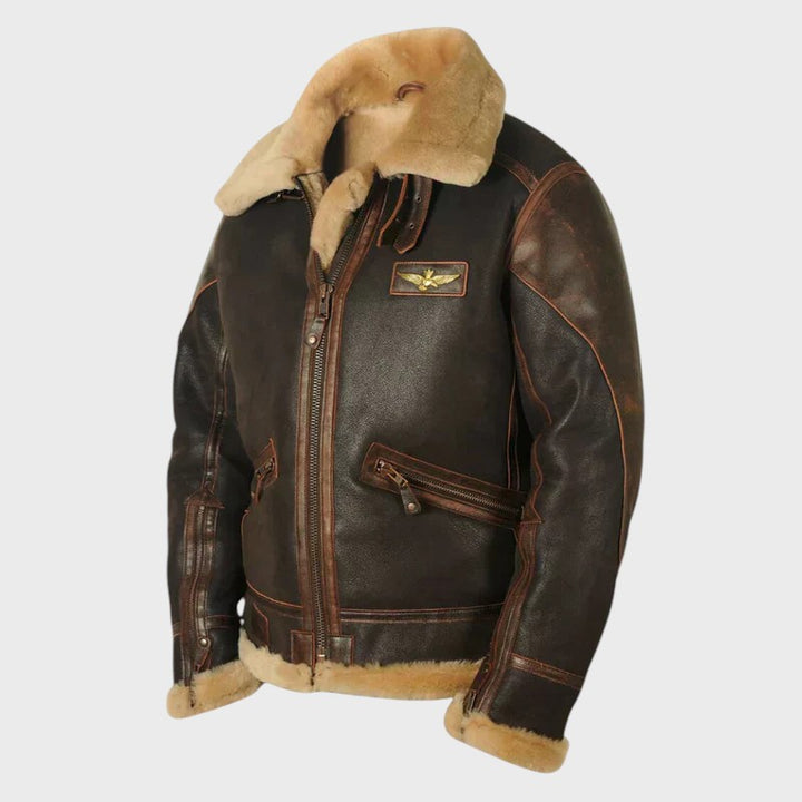 Guilherme - Casaco de inverno em pele Original