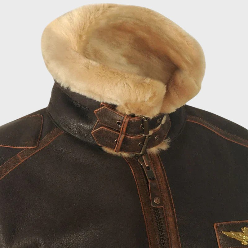 Guilherme - Casaco de inverno em pele Original
