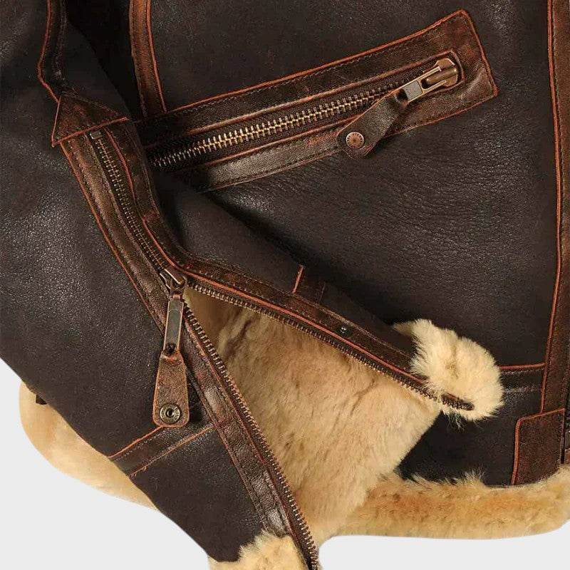 Guilherme - Casaco de inverno em pele Original