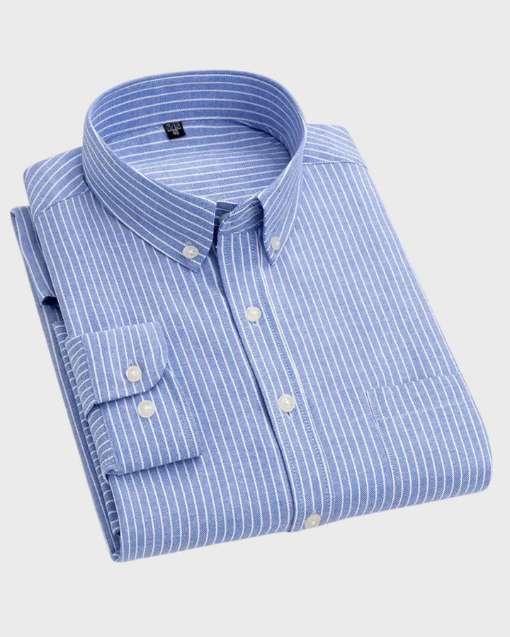 Marcus - Camisa de Risca Fina Masculina