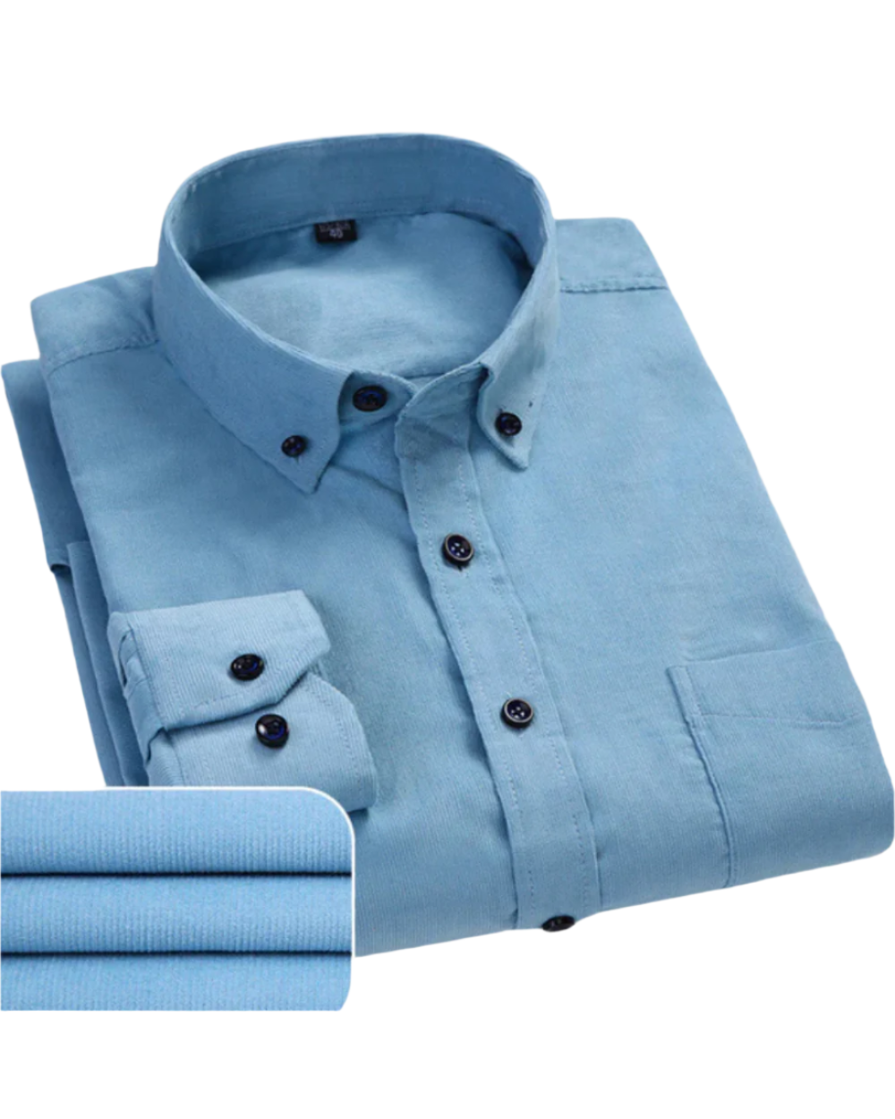 Manuel - Camisa Premium de Veludo Cotelé Masculina