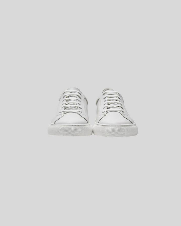 Américo - Oxford Leather Sneakers Brancos