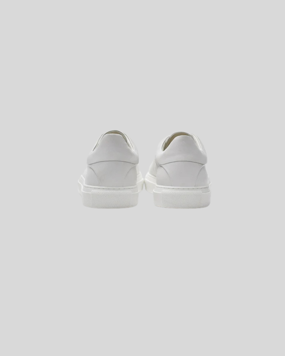 Américo - Oxford Leather Sneakers Brancos