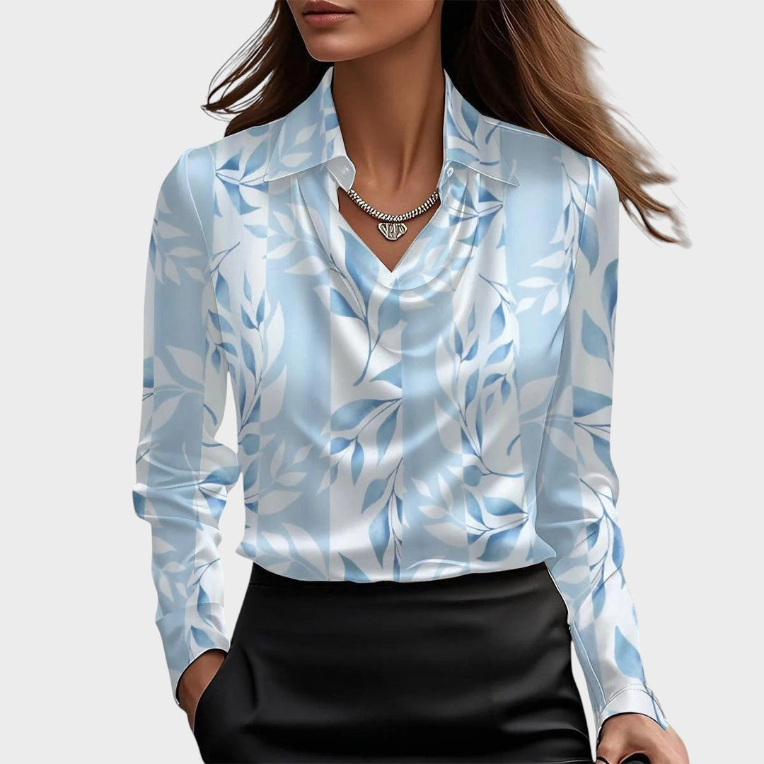 Pilar - Blusa com brilho elegante