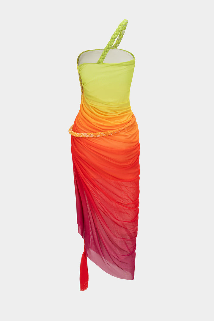 Mariana – Vestido Sem Mangas Com Padrão Degradê