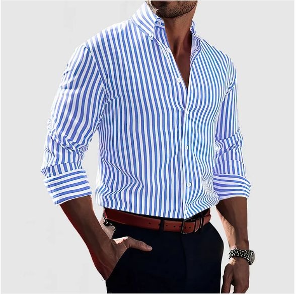 Carlos - Camisa Estilosa com Riscas