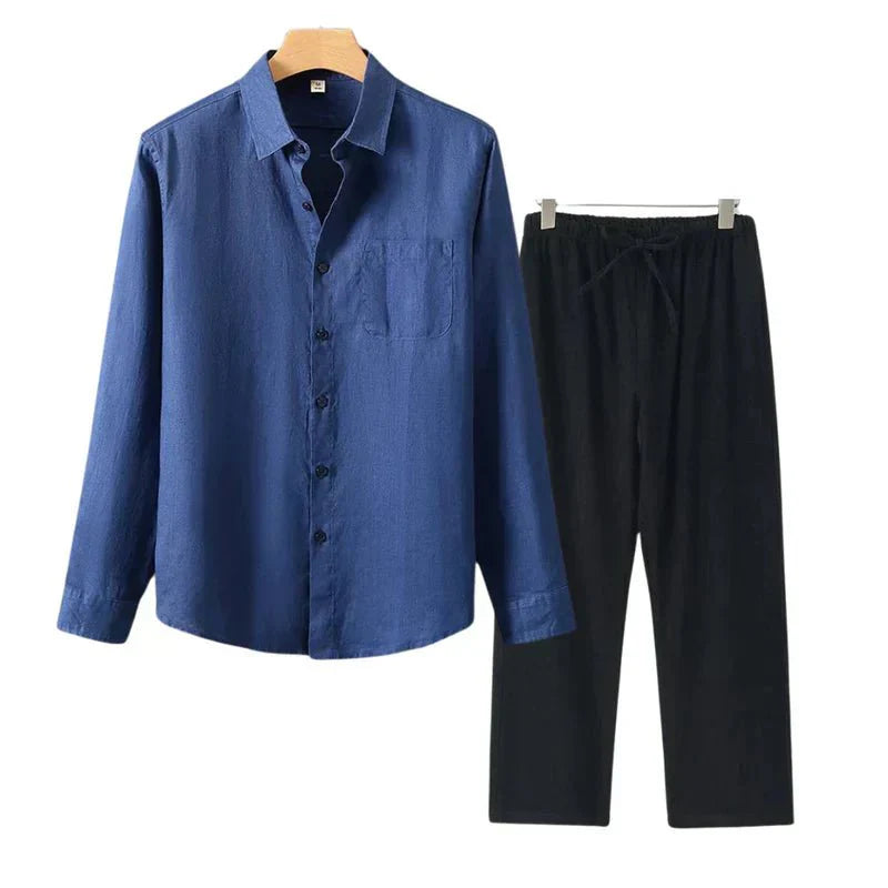 Joaquim - Camisa de Linho de Manga Longa