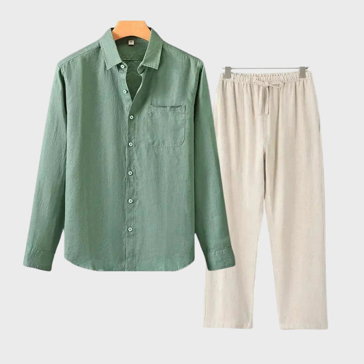 Joaquim - Camisa de Linho de Manga Longa