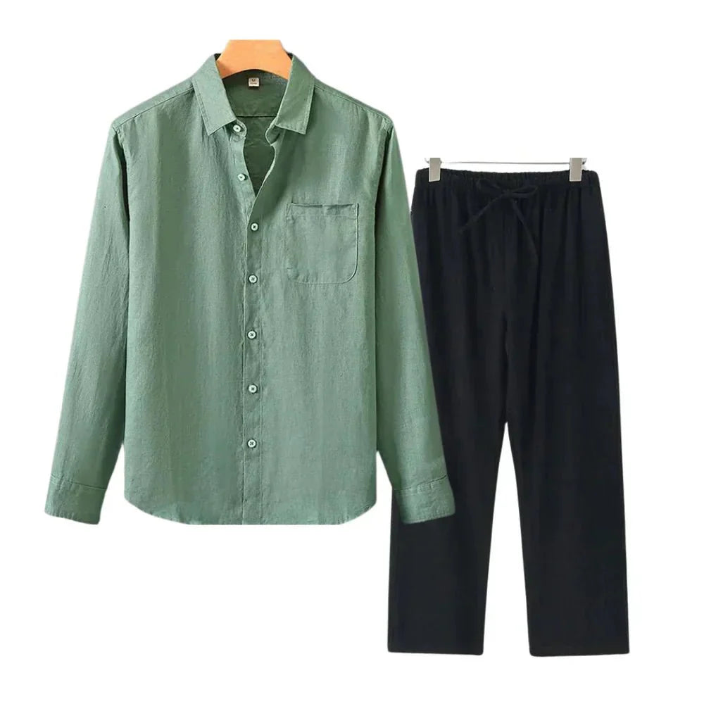 Joaquim - Camisa de Linho de Manga Longa
