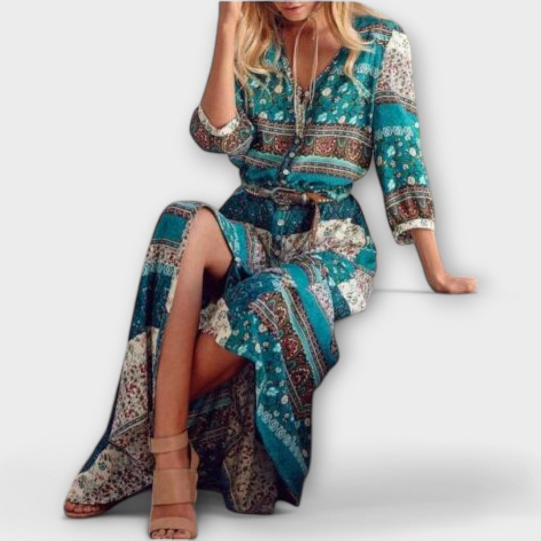 Carina - Vestido Médio Boho