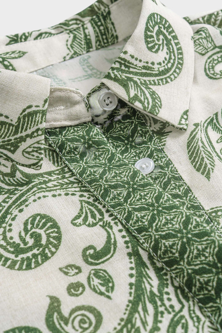 Sofia - Camisa de Manga Larga com Flores