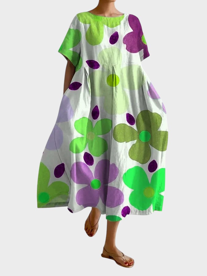 Ariel - Vestido Floral De Verão