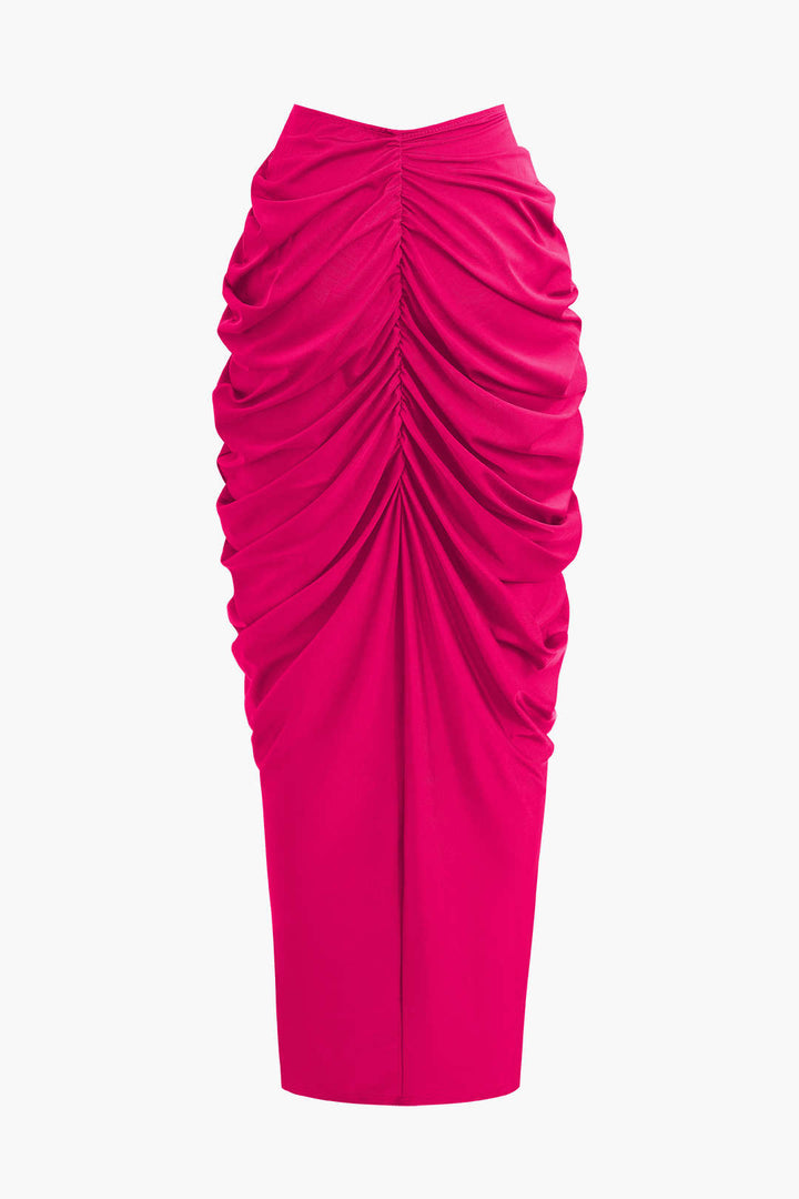 Dora - Conjunto Top Decote V & Saia Maxi