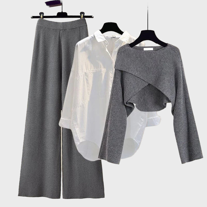 Glória - Conjunto de Loungewear Feminino 3 Peças