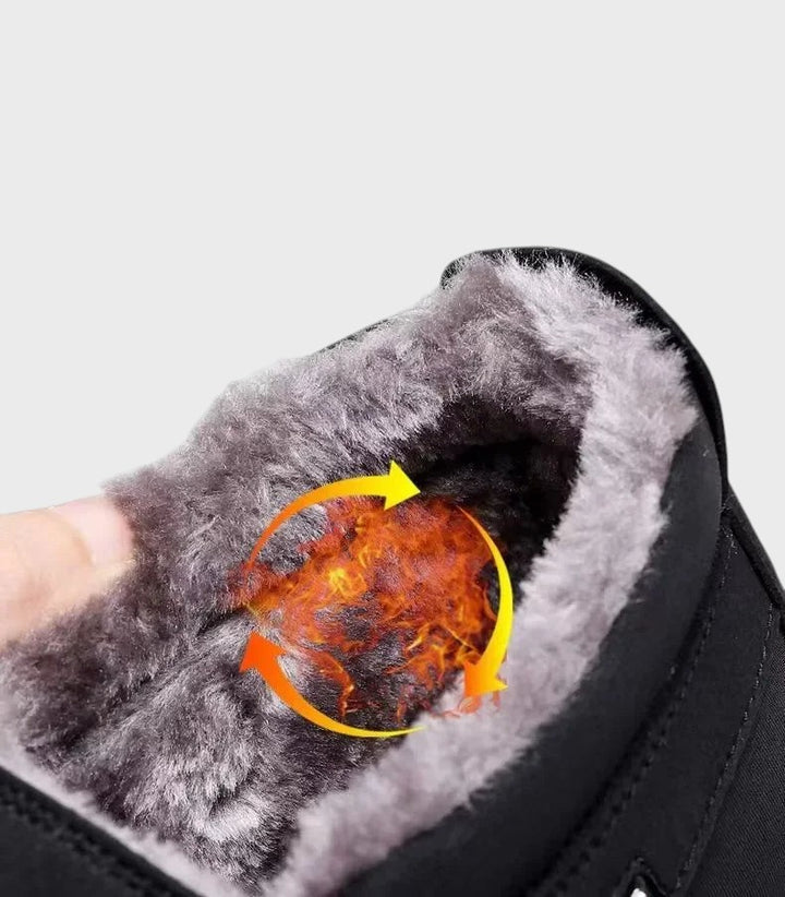Afonso - Botas Ortopédicas Impermeáveis com Forro Confortável