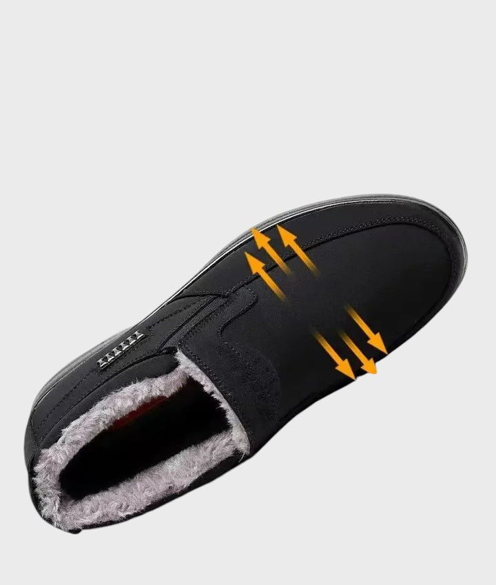 Afonso - Botas Ortopédicas Impermeáveis com Forro Confortável