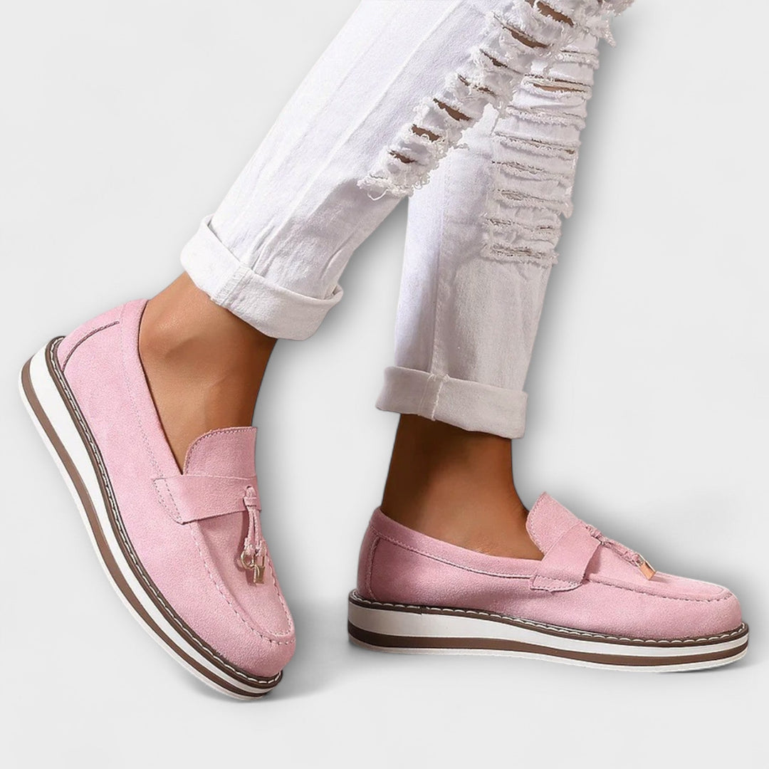 Inês - Mocassins casuais com biqueira redonda