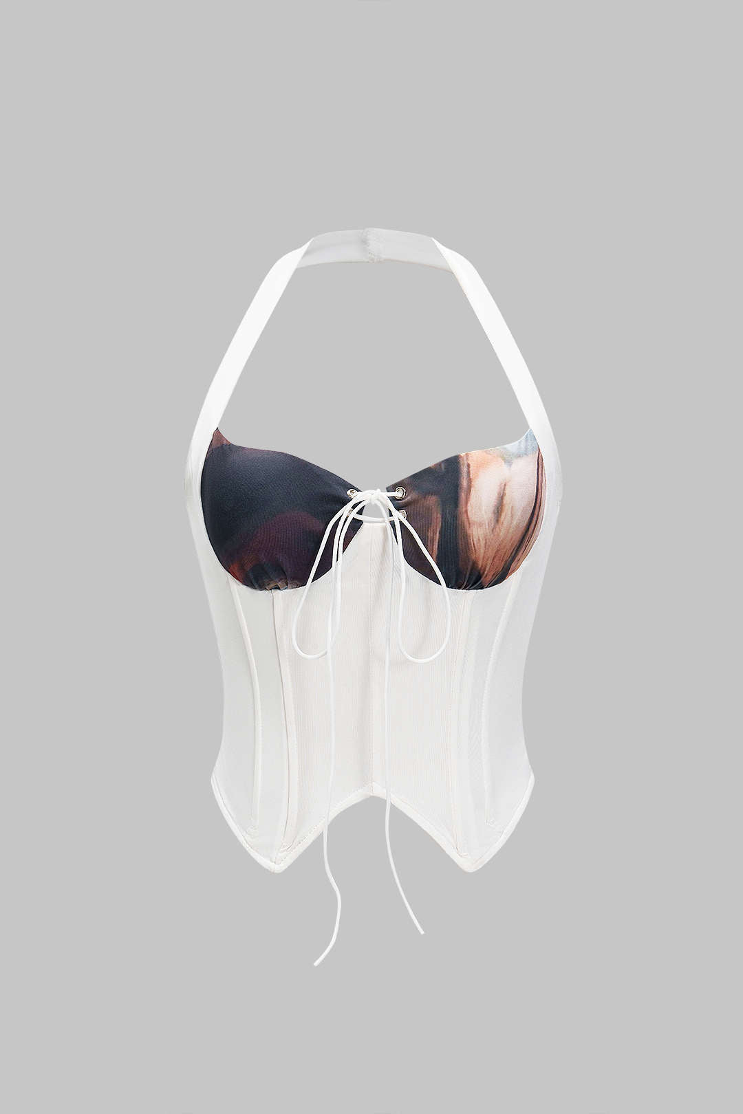 Melissa- Conjunto Saia Plissada e Top Halter