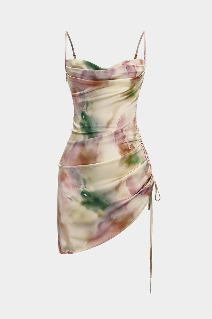 Beatriz - Vestido Mini Sem Mangas Em Tie Dye