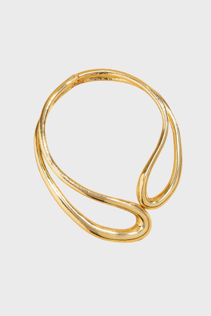 Asymmetrical Cut Necklace