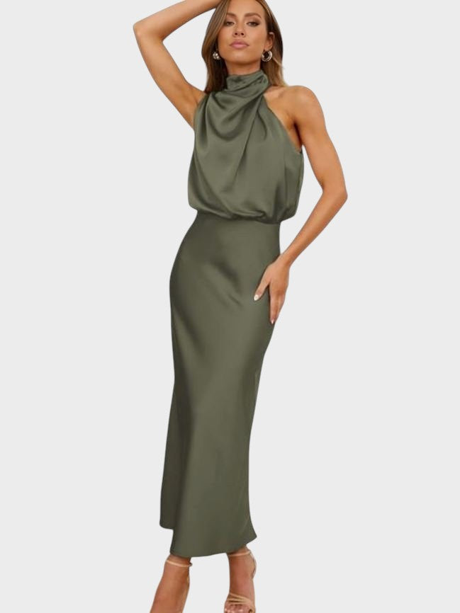 Lucrécia – Vestido Elegante De Seda