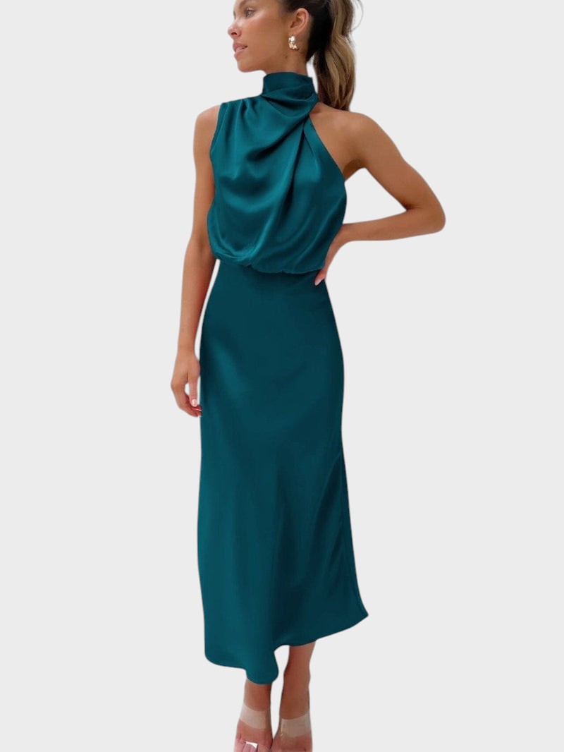 Lucrécia – Vestido Elegante De Seda